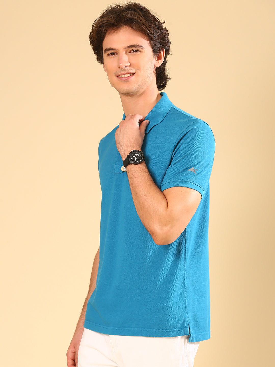 TVS Originals 100% Cotton Overdyed Polo T-Shirt for Men | Heavyweight 240 GSM | Washed Finish for Vintage Look | Classic Fit with Side Slits | Soft Ribbed Collar | Durable, Pre-washed, Premium Feel